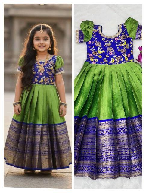NEW LAUNCIN GOWN silk Branded kids wear supplier in Delhi